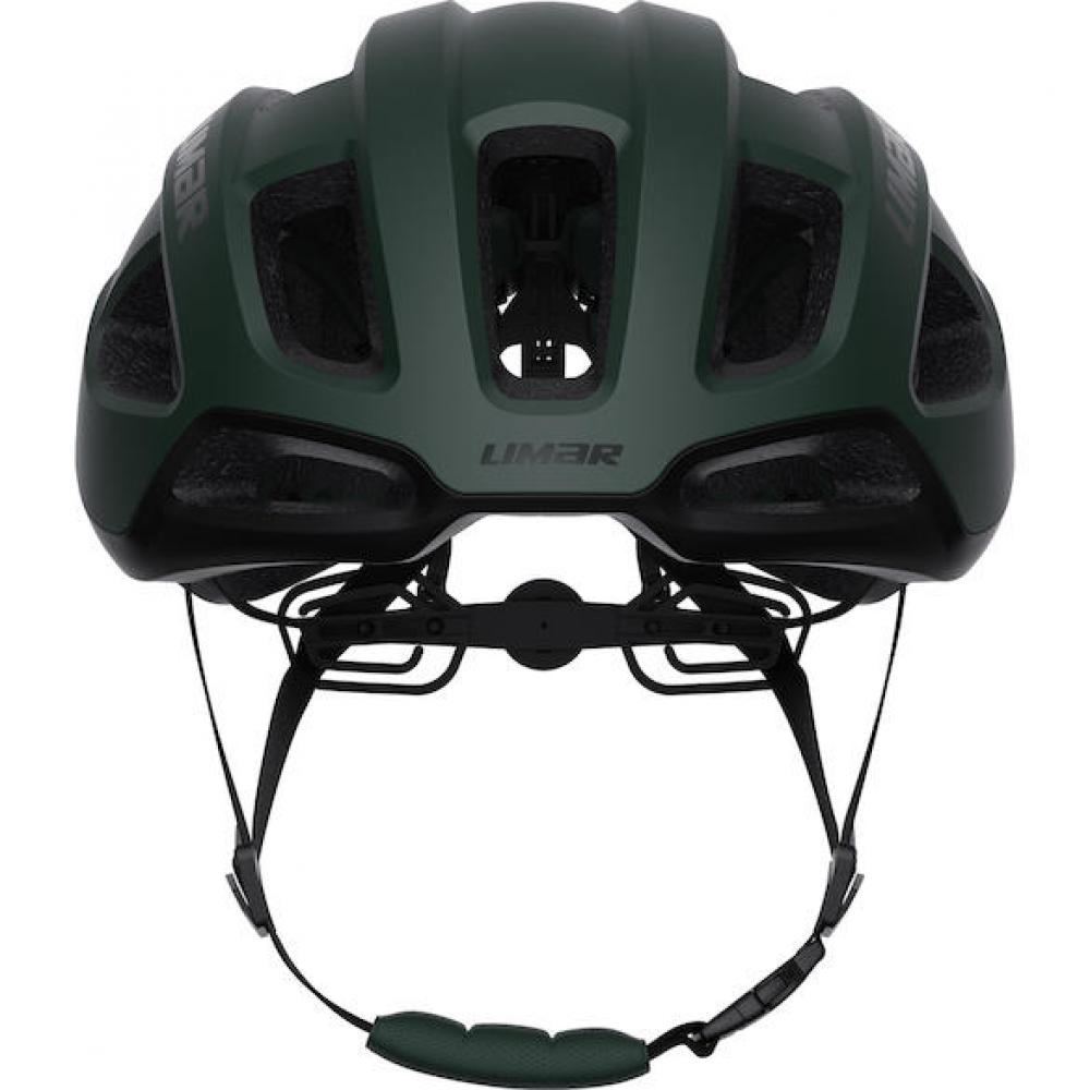 Limar Air Stratos leichter All-Terrain-Fahrradhelm matt tiefgrün Größe L, Rückansicht