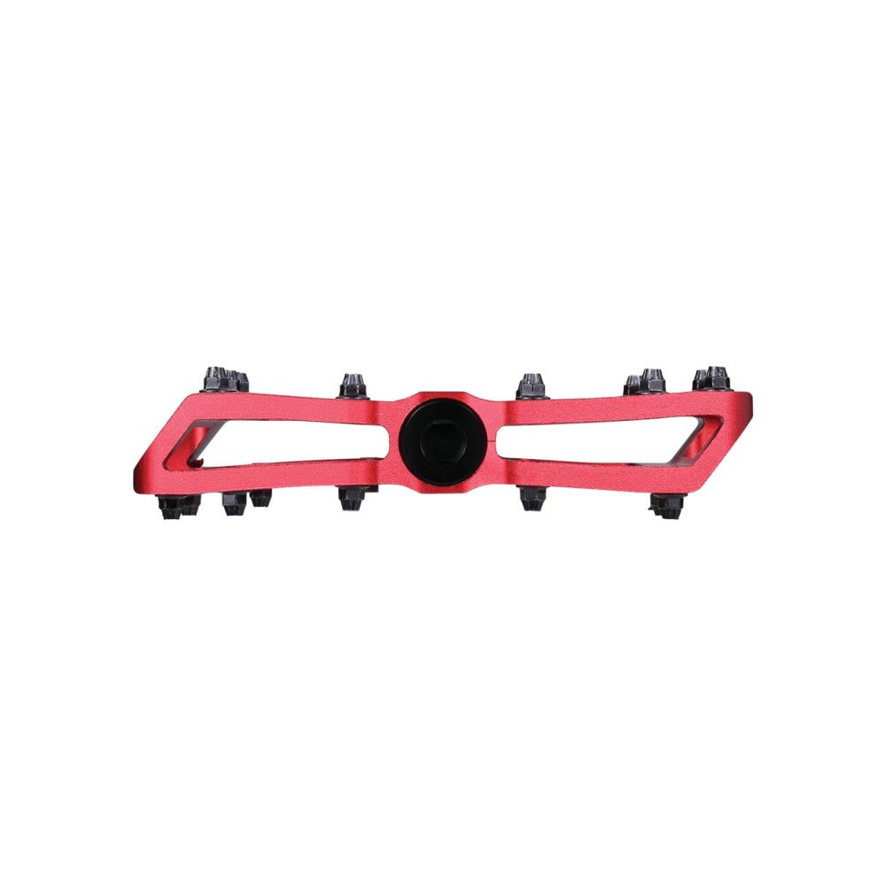 BBB Cycling BBB pedale Enigma 100 x 100mm rot - leichtes Aluminium-Plattformpedal