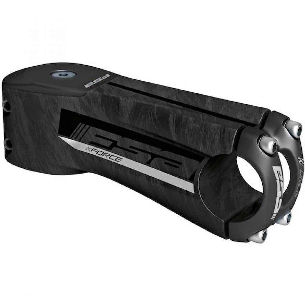 FSA Vorbau K-Force Light Road Carbon 31,8 x 90 mm Grau - leichter Rennrad-Carbonvorbau