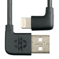 SKS GERMANY COMPIT Kabel iPhone Lightning kurzes Ladekabel mit Winkelstecker, verbindet iPhone mit COM/UNIT Powerbank, ideal für unterwegs
