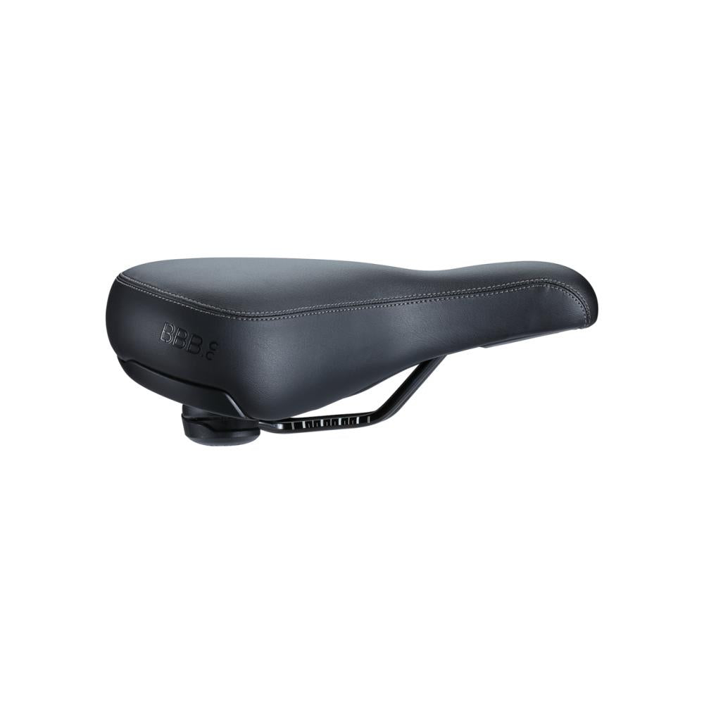 BBB Cycling BBB sattle SoftShape Relaxed anatomic 205 schwarz - komfortabler City-Sattel für entspannte Haltung
