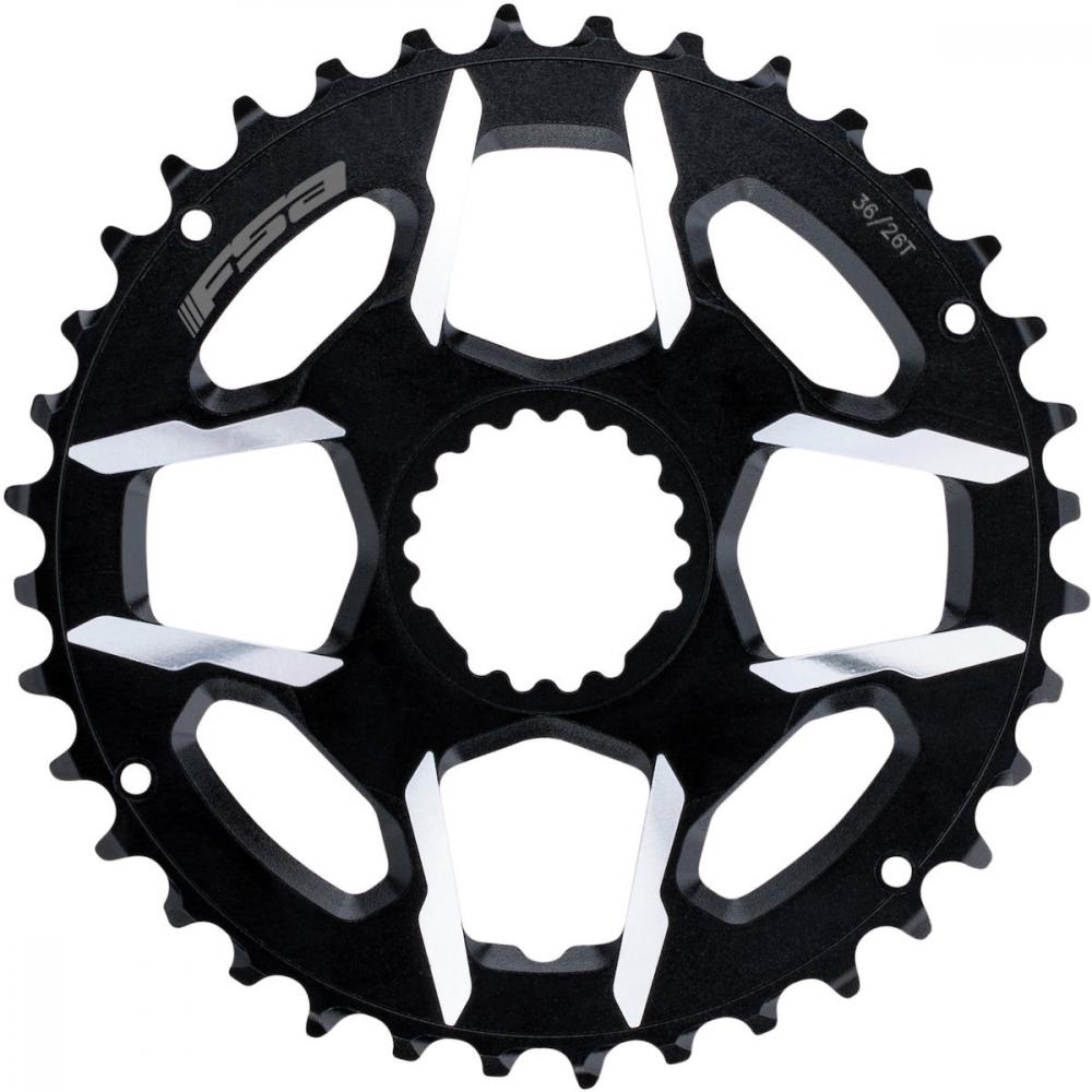 FSA Kettenblatt MTB K-Force Direct Mount Modular 36 T Schwarz - CNC-gefräst, 119 g