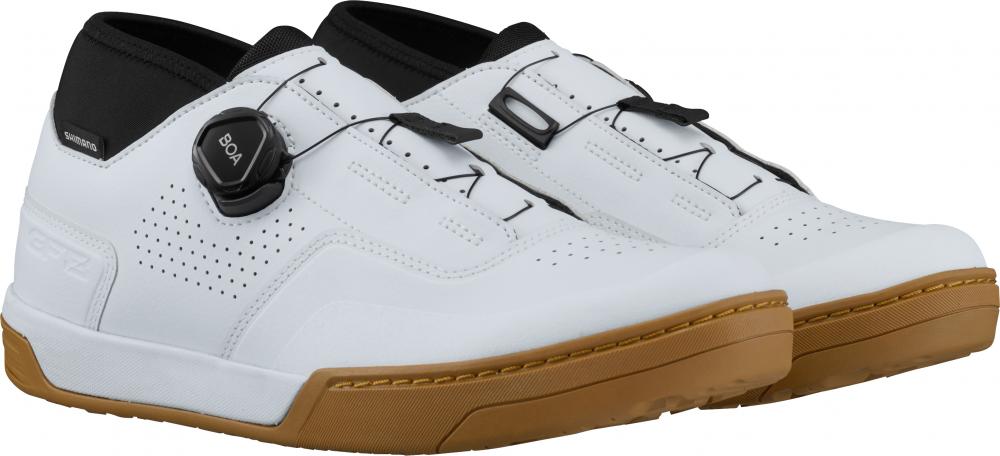 SHIMANO Fahrradschuhe GF800 MTB Flatpedal Schuhe Herren/Damen Typ - Größe 38, Weiß