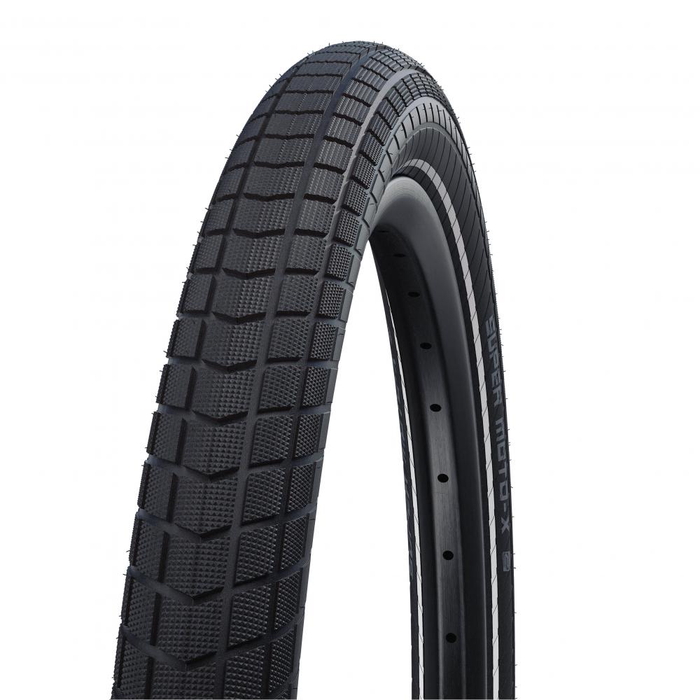 Schwalbe SUPER MOTO-X E-Bike Reifen 27.5x2.80 ADDIX DD RaceGuard. Robust, pannensicher, optimaler Grip und Komfort.