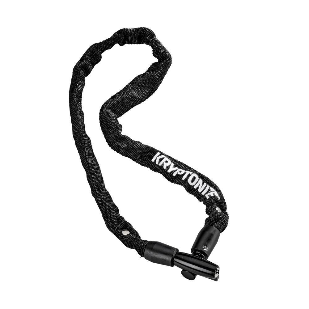 Kryptonite Keeper 465 Kettenschloss schwarz, 65cm, 4mm gehärteter Stahl, wetterfest, mit 2 Schlüsseln.