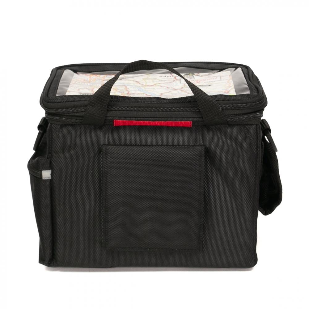 Haberland Lenkertasche 10l Max Plus schwarz - vielseitige Lenkertasche mit KLICKfix