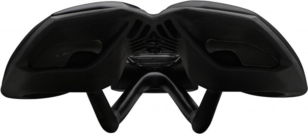 PRO Fahrradsattel Stealth Team 142 mm Schwarz - aerodynamischer Rennradsattel mit Carbon-Gestell