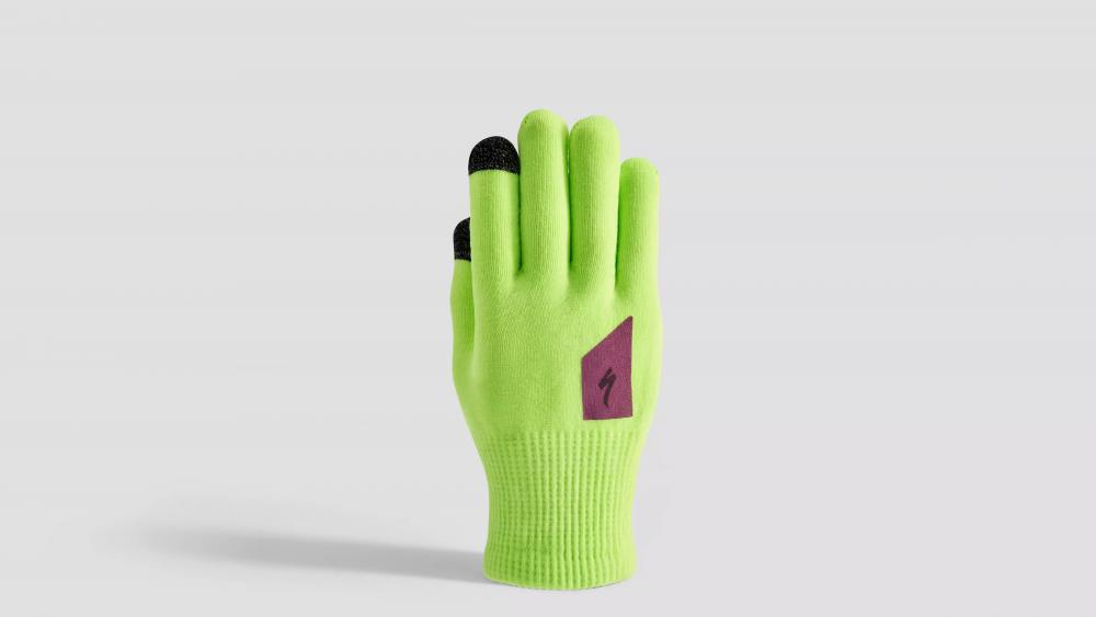 THERMAL HYPRVIZ KNIT GLOVE LF PYRNYEL L - Thermo Arbeitshandschuhe Warngelb Größe L - Bekleidung
