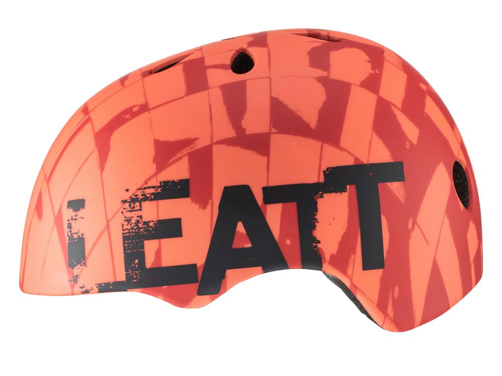 Leatt MTB Urban 1.0 Junior Helm XS Coral - Sicherer Kinder-Fahrradhelm mit 360° Turbinen-Technologie