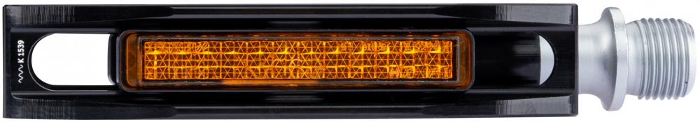 Contec Quick Ace Pedale schwarz Rutschfestes Aluminium-Design, hochwertige Lagerung, langlebig und robust, ideal für City- und Trekkingräder