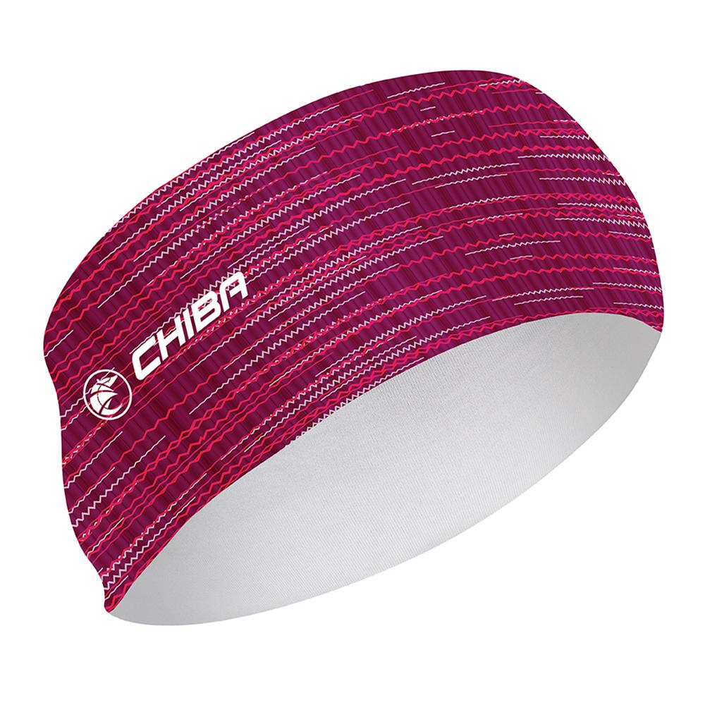 CHIBA Headband Summer - elastisches Stirnband, UV-Schutz, pink, EG