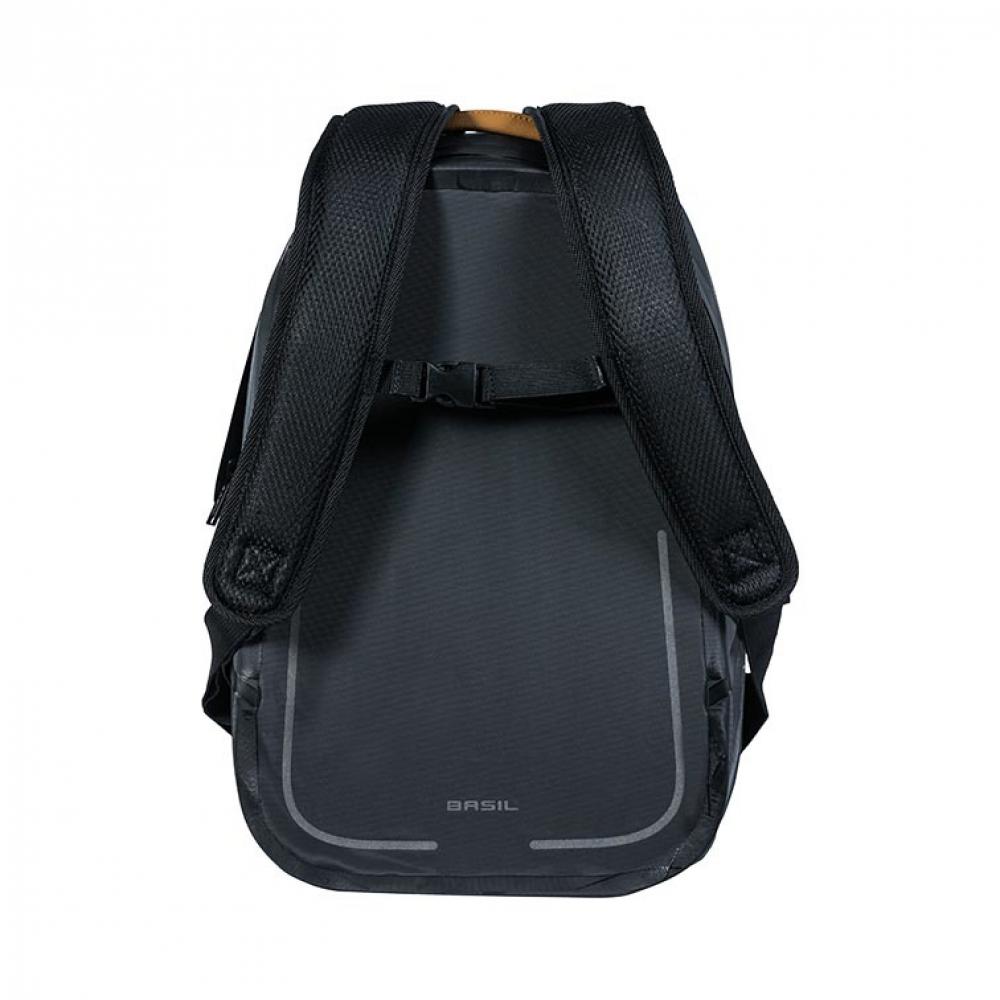 Basil Rucksack Urban Dry Backpack schwarz 27x16x45 cm 18l