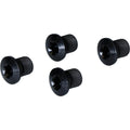 SHIMANO FC-RX810 Kettenblattschrauben, 4 schwarze Schrauben mit Torx-Kopf für präzise Befestigung am Fahrrad.