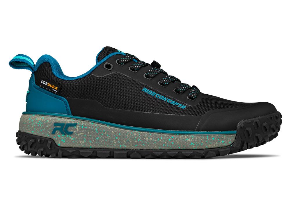 Ride Concepts Flume Flat Women's Schuh 39,5 Black/Tahoe Blue - MTB Trail-Schuh mit Cordura®
