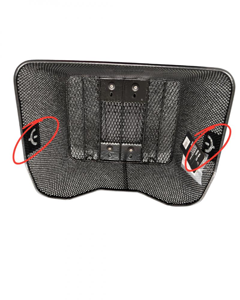 Retoure: XLC Carry More BA-B04 Fahrradkorb schwarz, 415x324x215mm, inkl. Adapterplatte, für XLC Systemgepäckträger, max. 25kg Belastung
