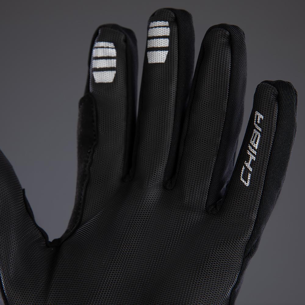 CHIBA 2nd Skin Light - wasserdichte Radhandschuhe, schwarz, Größe 11