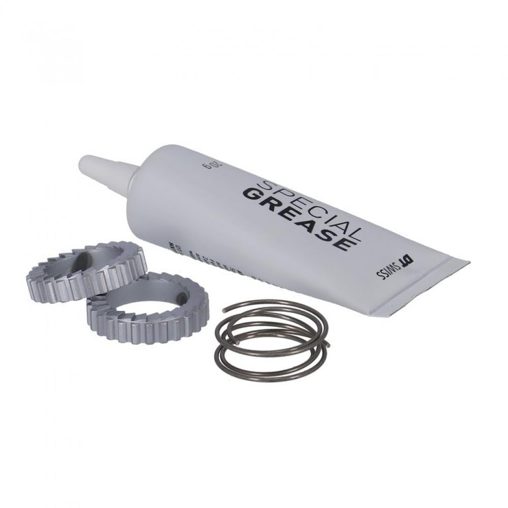 DT Swiss Ratchet System Service/Upgrade Kit 24 Zähne mit Spezialfett und Federn für Naben