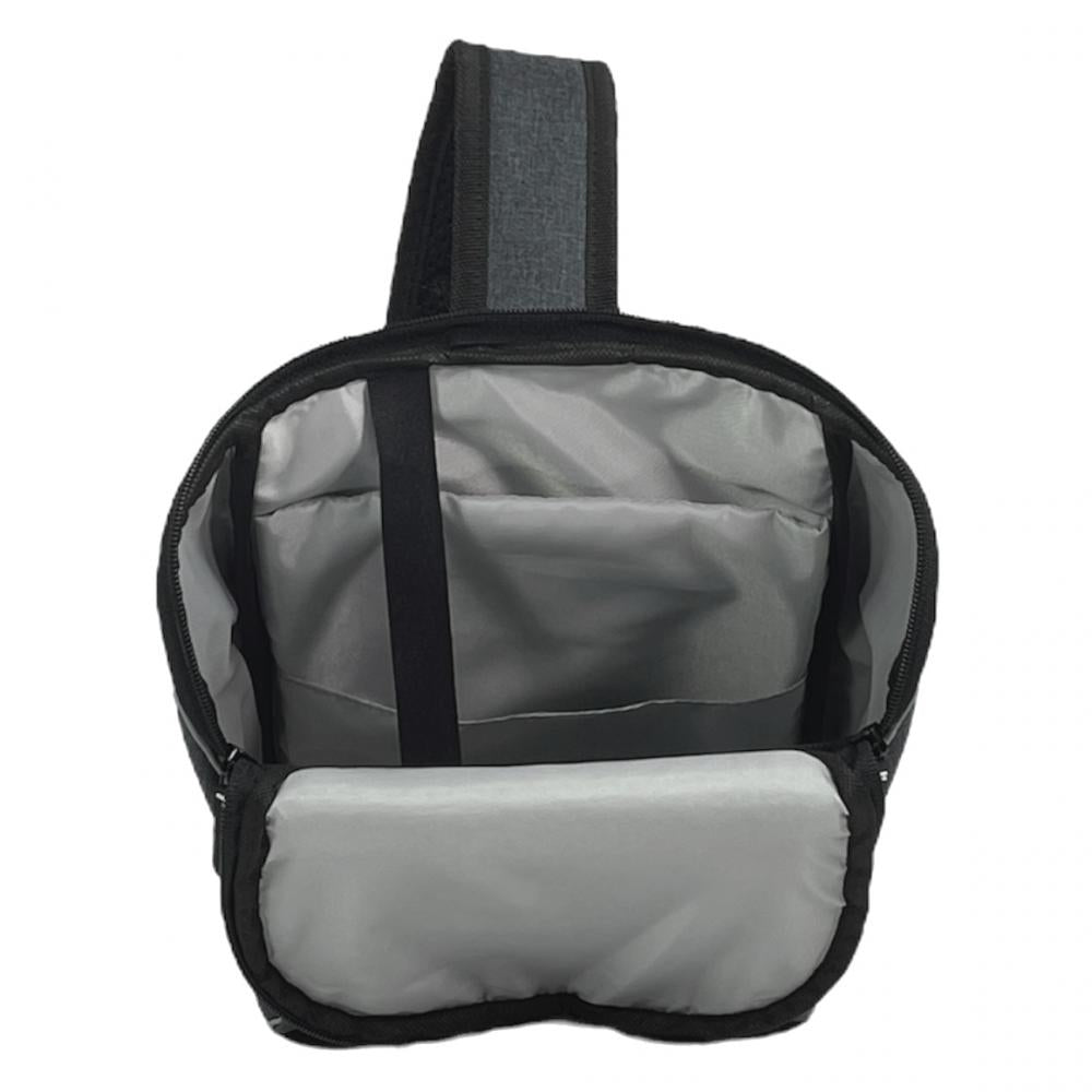 Haberland Umhängetasche Slingbag anthrazit/reflex - leichte City-Sling mit Organisation