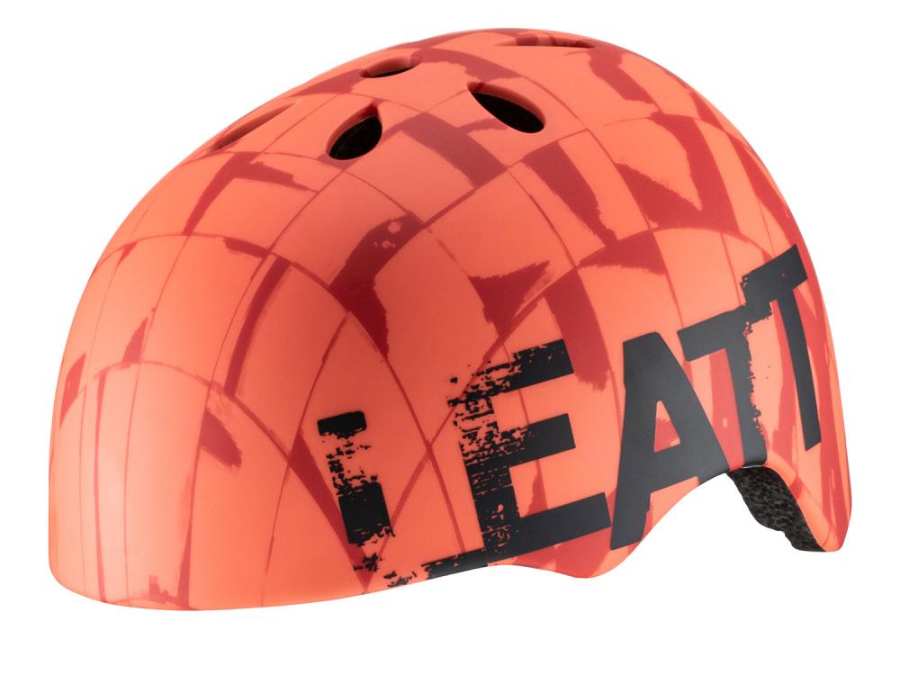 Leatt MTB Urban 1.0 Junior Helm XS Coral - Sicherer Kinder-Fahrradhelm mit 360° Turbinen-Technologie