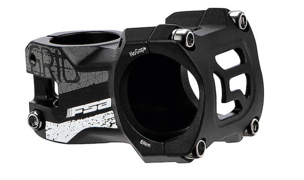 FSA Vorbau Grid 35 +6° 35 x 50 mm Schwarz - 3D-geschmiedetes Aluminium