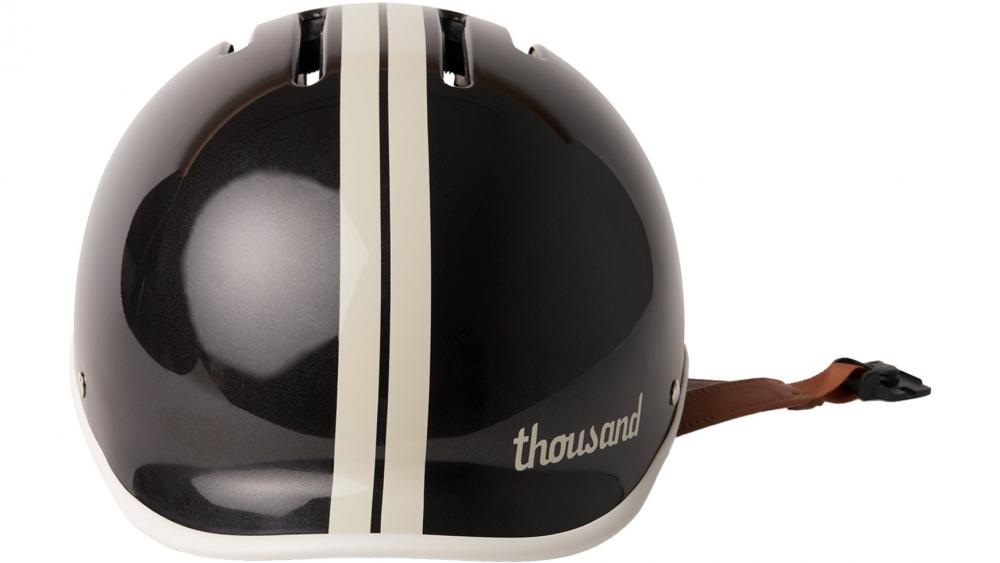 Thousand Heritage 2.0 Fahrradhelm Phantom Black S 54-57 cm - leichter Urban-Helm mit Fidlock Magnetverschluss, Belüftung, abnehmbares Visier