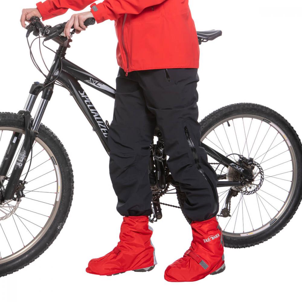 Tatonka Velo Gaiter - Fahrradgamaschen Unisex L mit effektivem Spritzschutz