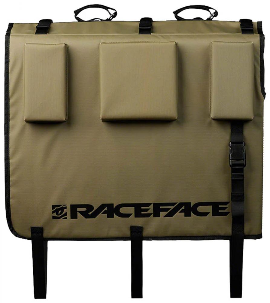 Race Face Half Stack Tailgate Pad, olive, one size - Pickup-Heckklappenschutz für Bikes