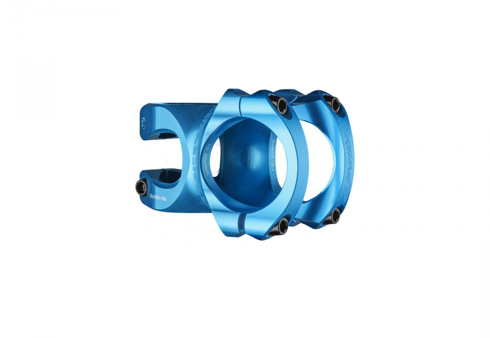 Race Face Turbine R Vorbau, 35.0mm, 50mm, blau - steifer Enduro-Vorbau der aktuellen Generation