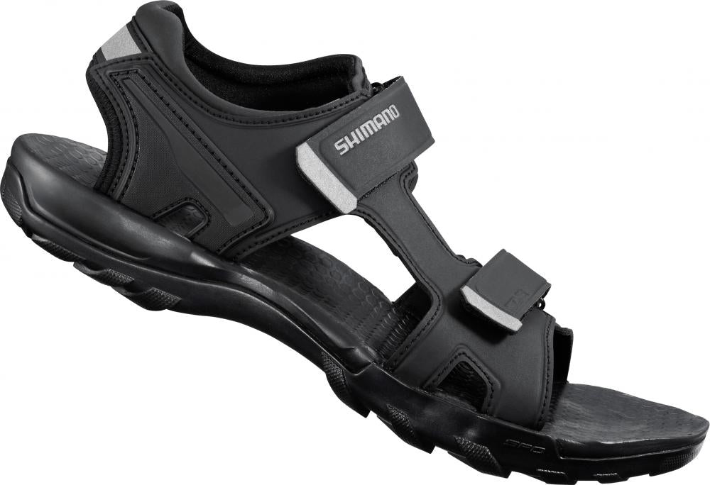 SHIMANO Fahrradschuhe SD500 - SPD MTB-Sandalen, Unisex, Größe 42, Schwarz