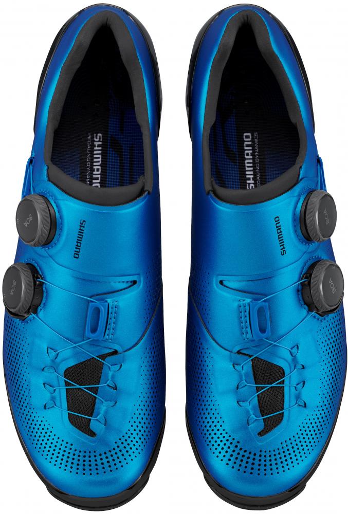 SHIMANO Fahrradschuhe XC903 Herren/Damen MTB SPD Fahrradschuhe Größe 41 breit Blau