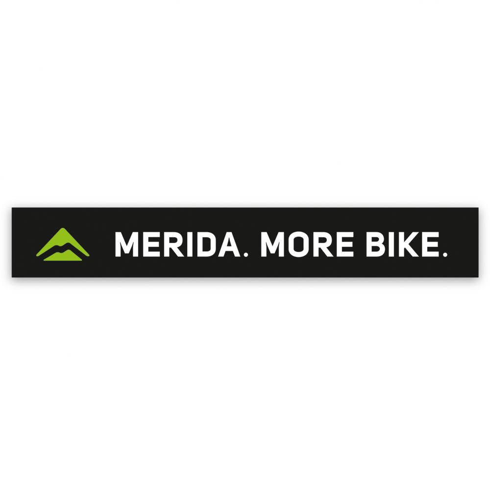 Merida Aufkleber MERIDA. MORE BIKE. 100 x 15 mm Schwarz - stylisches Bike-Branding