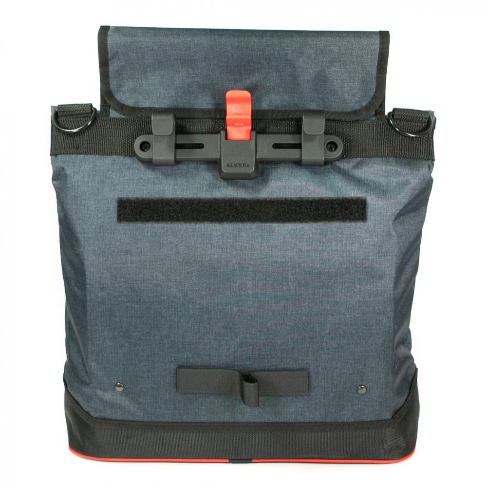 Haberland Shoppertasche eMotion anthrazit 38x40x13cm - vielseitige Fahrrad-Shopper Tasche