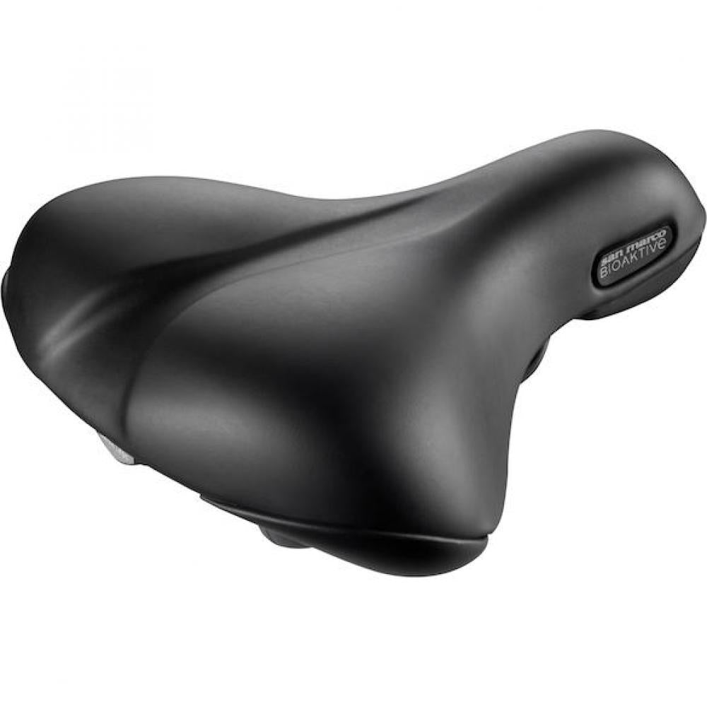 Selle San Marco Sattel City 220 x 269 mm Schwarz - bequemer City-Fahrradsattel