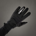 Chiba Classic Fahrradhandschuh Schwarz-Silber Gr. 3XL - atmungsaktiv, Gel-gepolstert, Klettverschluss, Frotteedaumen & Reflexelemente