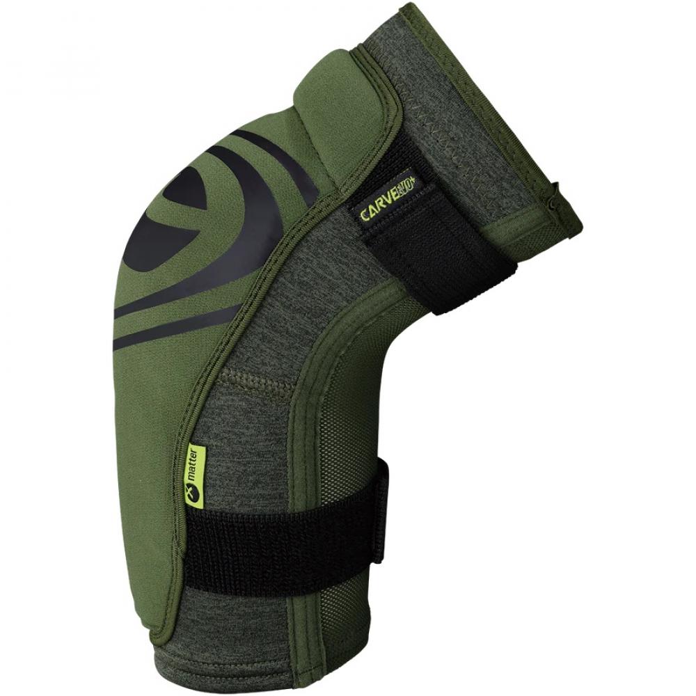 IXS Sports Division iXS Carve EVO+ elbow guard KS olive - leichter Freeride Ellenbogenschoner