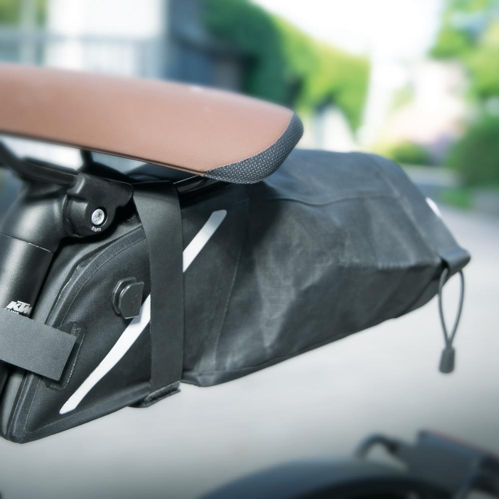 SKS Germany TRAIL SADDLE BAG L Satteltasche - 2 Liter Volumen wasserdicht Rollverschluss reflektierende Elemente ideal für Gravel und MTB