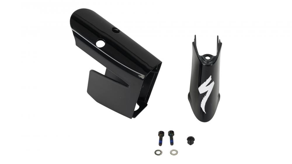SHIV Disc Nosecone mit Schraube und Unterlegscheibe - Gloss Carbon für SM & XS Rahmen - Rahmenadapter