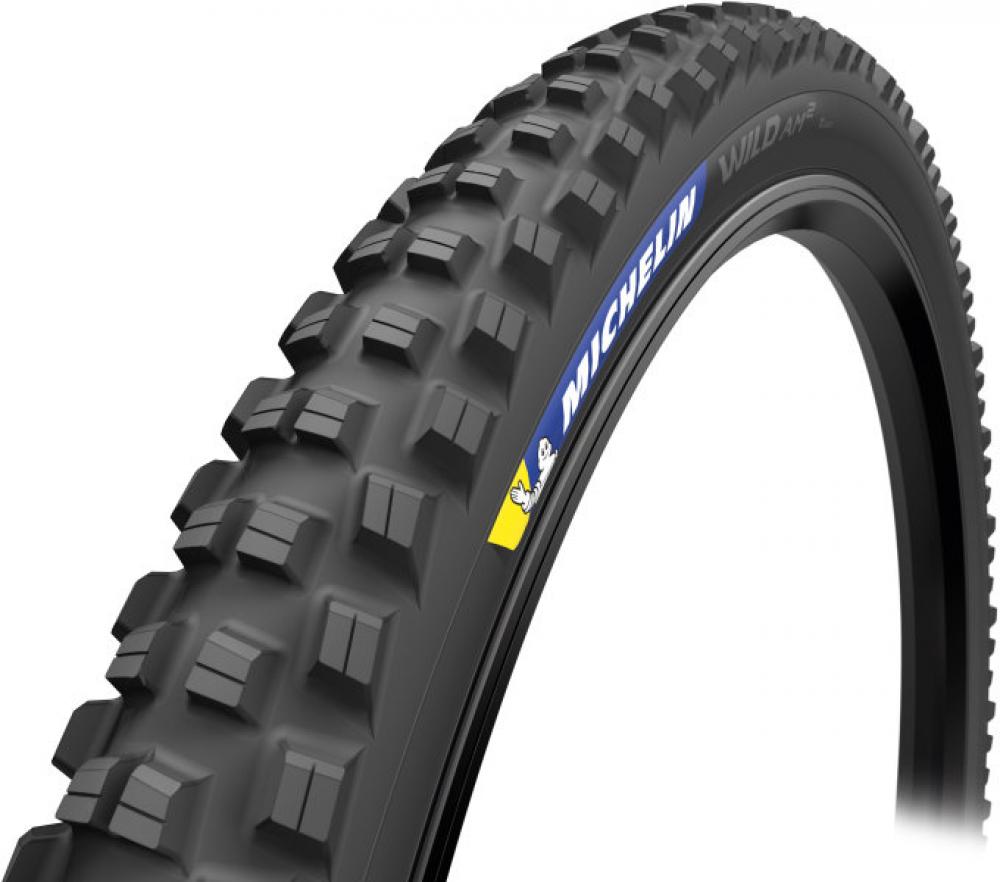 Michelin Wild AM2 Mountainbike Reifen schwarz, 27.5x2.60, mit grobem Profil und Michelin-Logo.