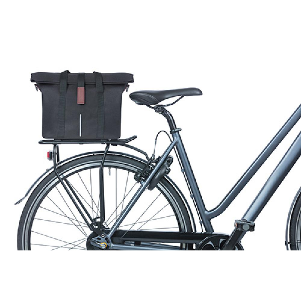 Basil City Fahrradhandtasche MIK-KF-Hook schwarz Größe 39x15x27cm 8 bis 11l