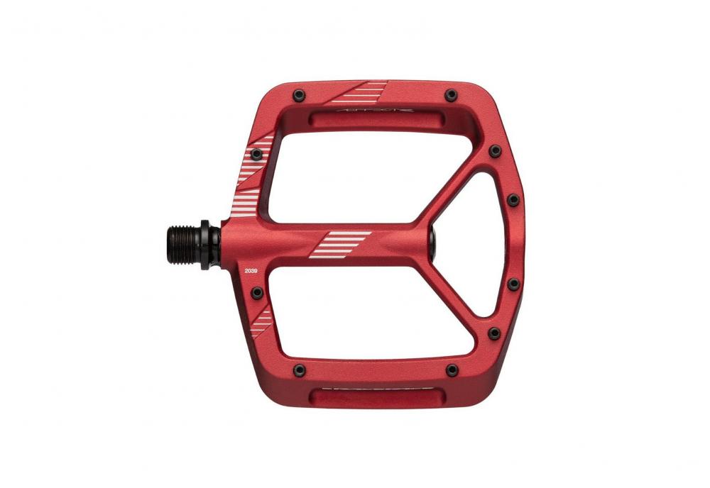 Race Face Aeffect R Plattform-Pedal, red - griffiges MTB-Pedal für maximale Kontrolle