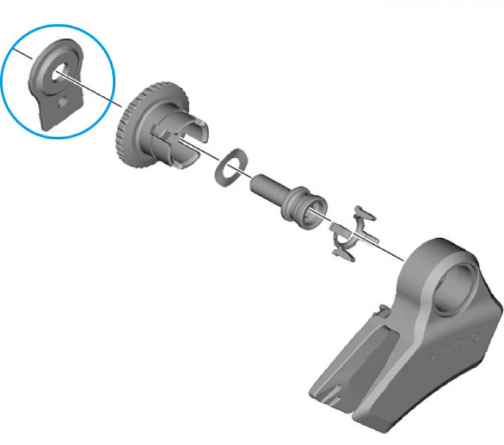 SHIMANO CD-EM800 Abstandhalter 55 mm Kettenlinie - 55 mm