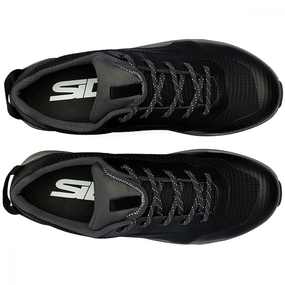 Sidi MTB Motus Fahrradschuh Gr. 45 Schwarz - All-Terrain MTB-Schuh mit MI²-Gummisohle & Millenium Fit