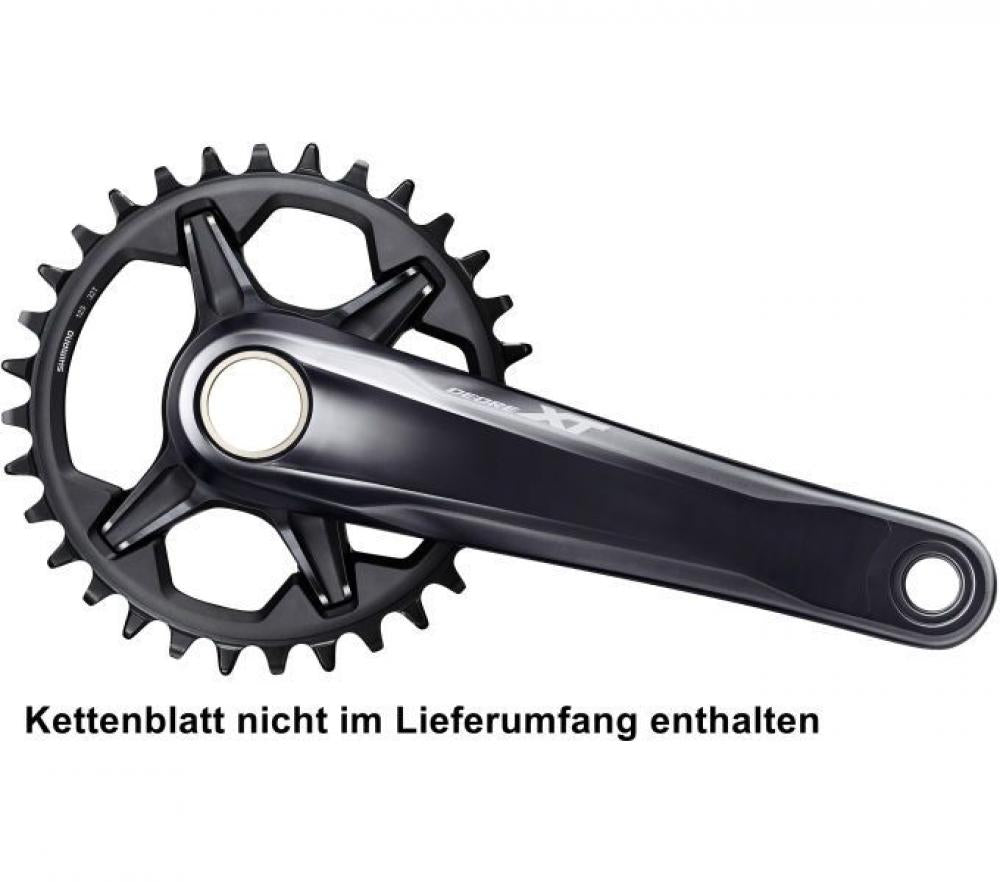 SHIMANO Kurbelgarnitur DEORE XT FC-M8120-1 - 8120-1, 12-fach, 165 mm