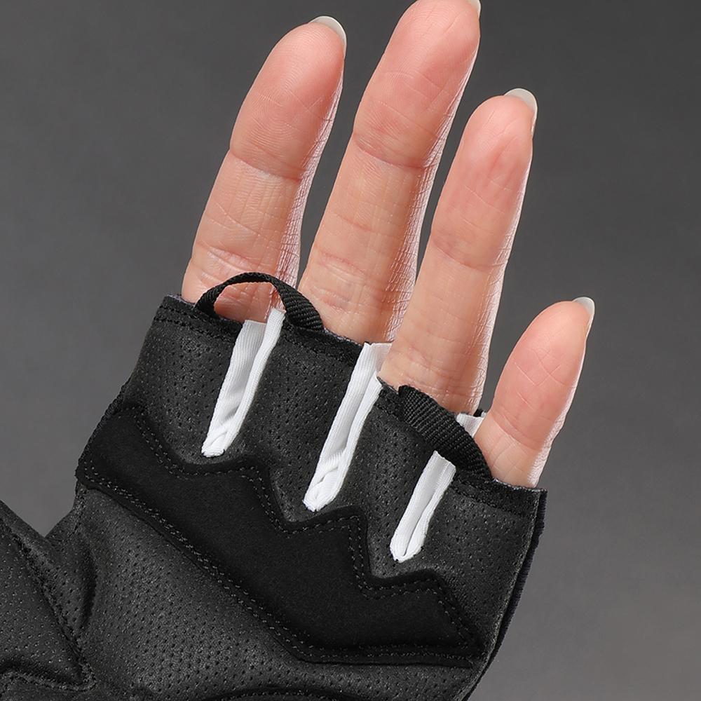 CHIBA BioXCell Lady - Damen Radhandschuhe schwarz, Größe M, gepolstert