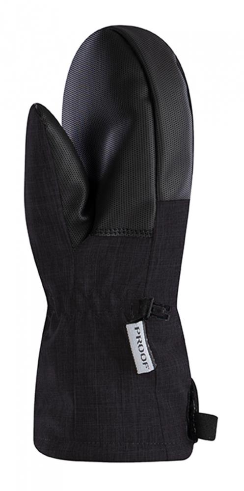 CHIBA Kids Basic Mitten - wasserdichte Kinder-Fäustlinge schwarz, Größe V