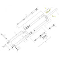 Manitou Verstellknopf-Set für Mattoc Pro 34 mm Schwarz - präzise Gabelabstimmung