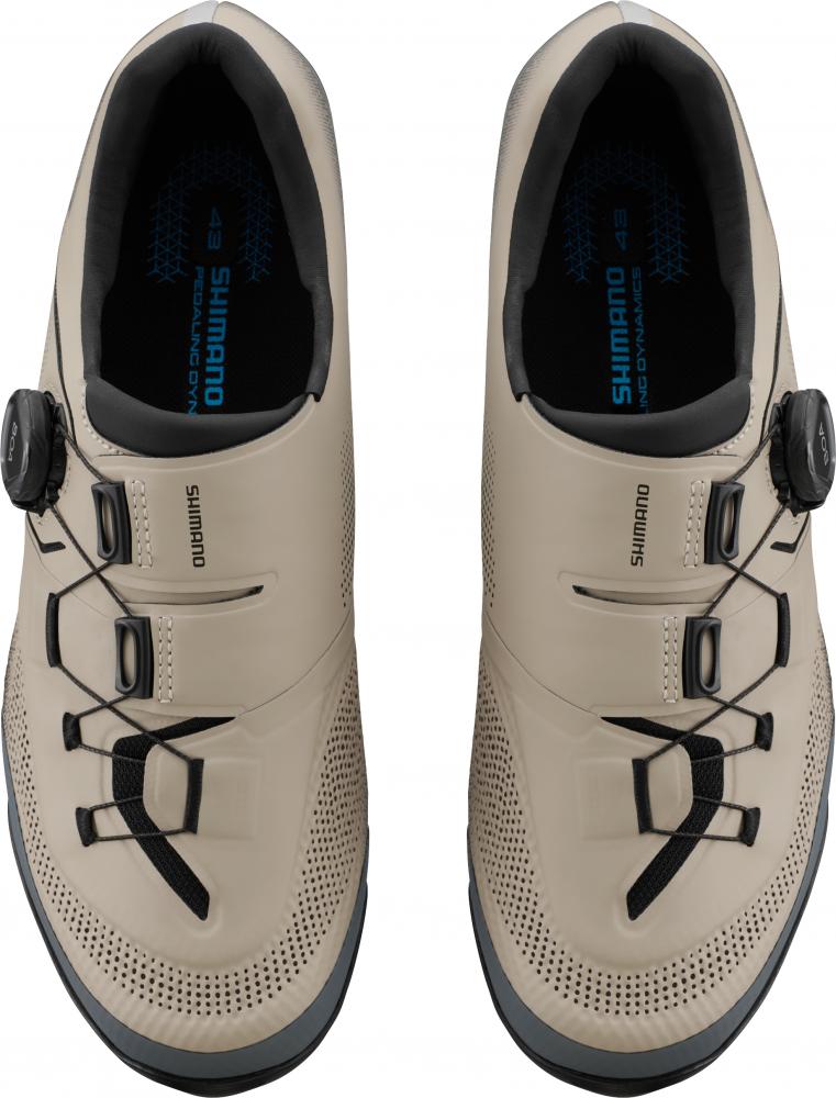 SHIMANO Fahrradschuhe XC503 Herren Damen MTB SPD Größe 46 Beige - XC-Raceschuh mit BOA System