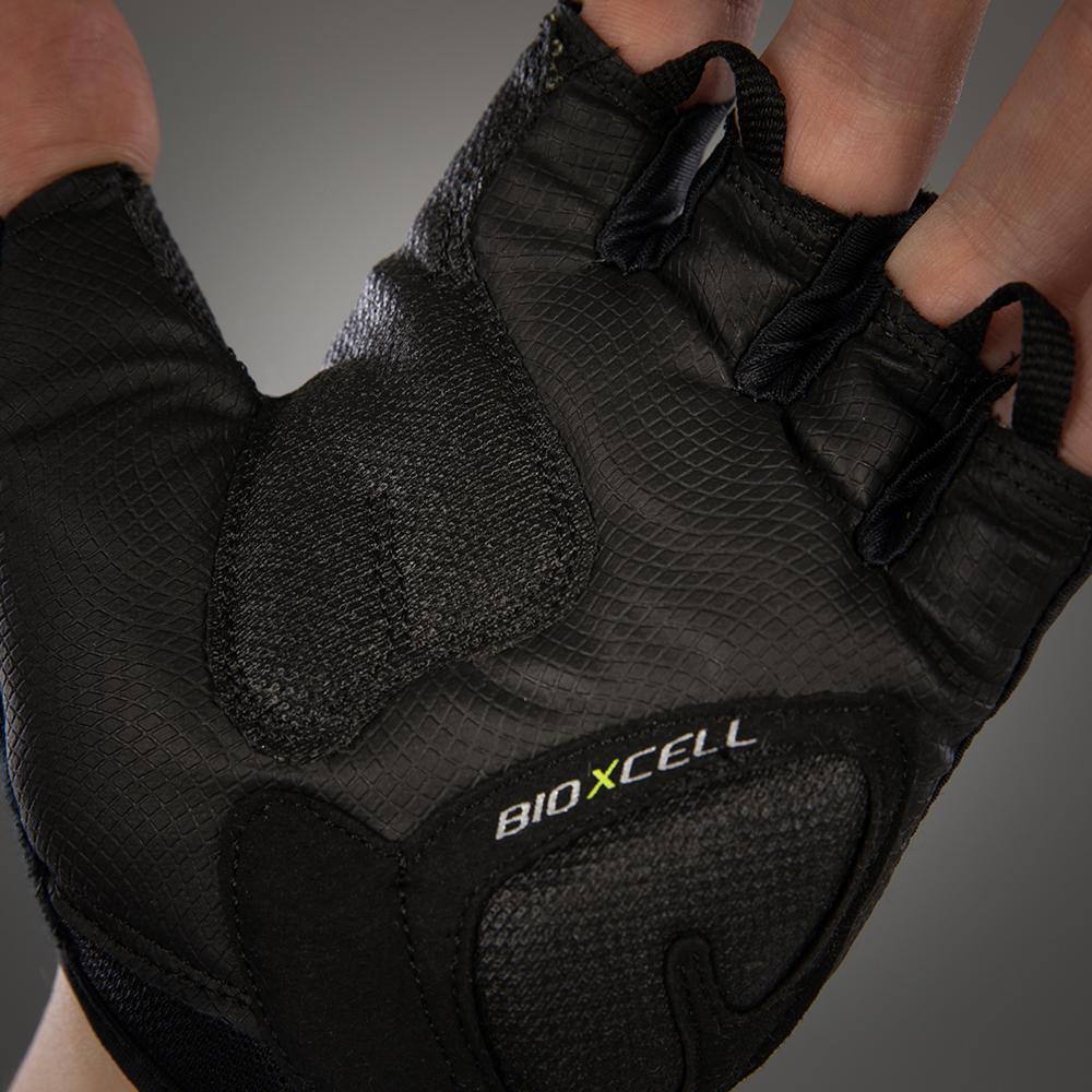 CHIBA BioXCell - Radhandschuhe kurz, schwarz, S, Gelpolster & BioXCell-Protektionssystem