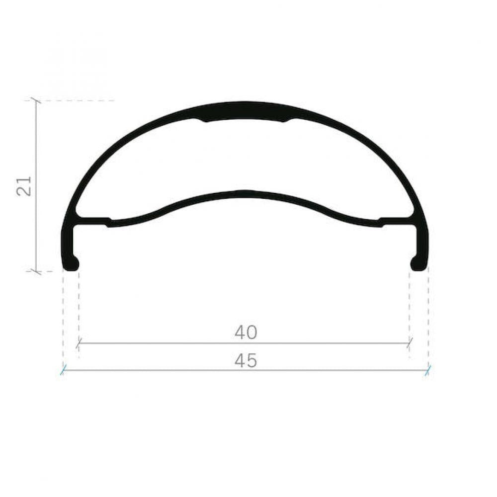 FSA Laufradsatz Non-Series Off-Road Plus 27,5" 584x40 mm Schwarz - robuster Tubeless-MTB-Laufradsatz