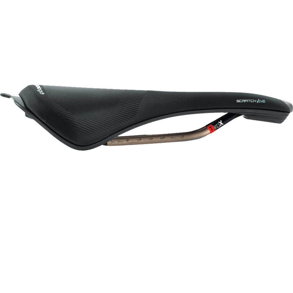 Prologo Scratch EVA Sattel TiroX 140 mm Schwarz - Ergonomischer Damensattel für Rennräder